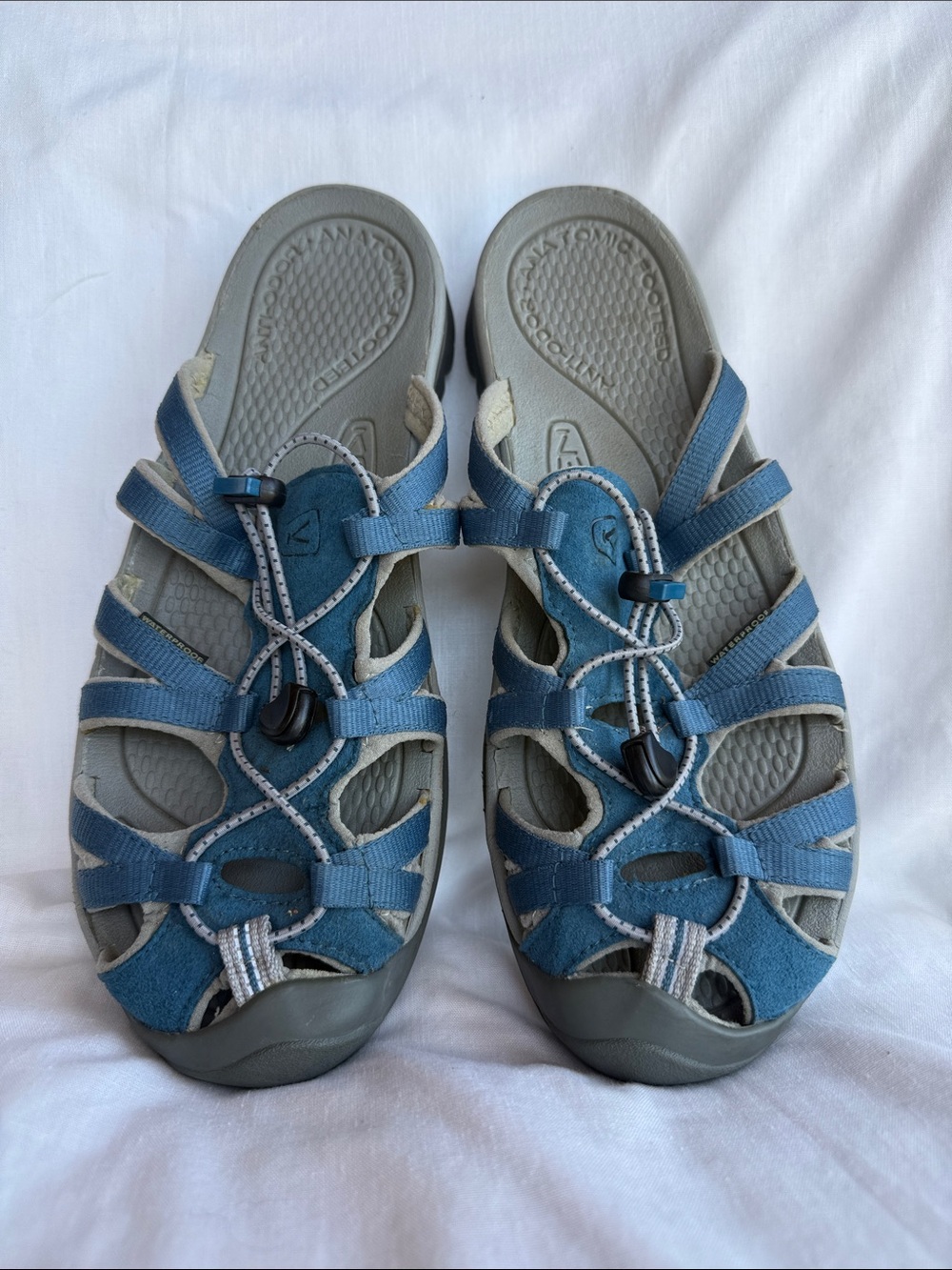 Keen Women’s Blue and Gray Closed-Toe Outdoor Sandal